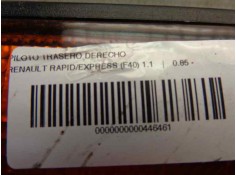 Recambio de piloto trasero derecho para renault rapid/express (f40) 1.1 referencia OEM IAM    2
