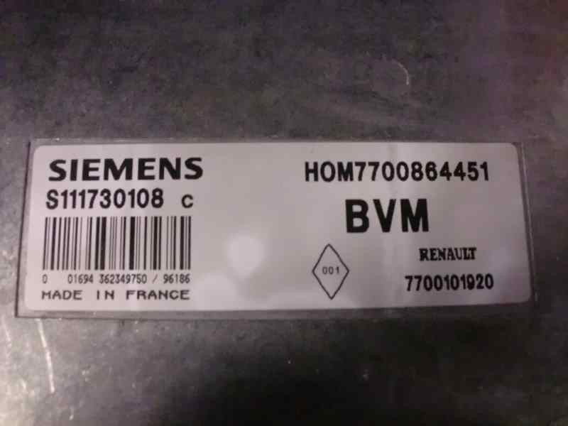 Recambio de centralita motor uce para renault megane i berlina hatchback (ba0) 1.4 referencia OEM IAM S111730108 299 21998