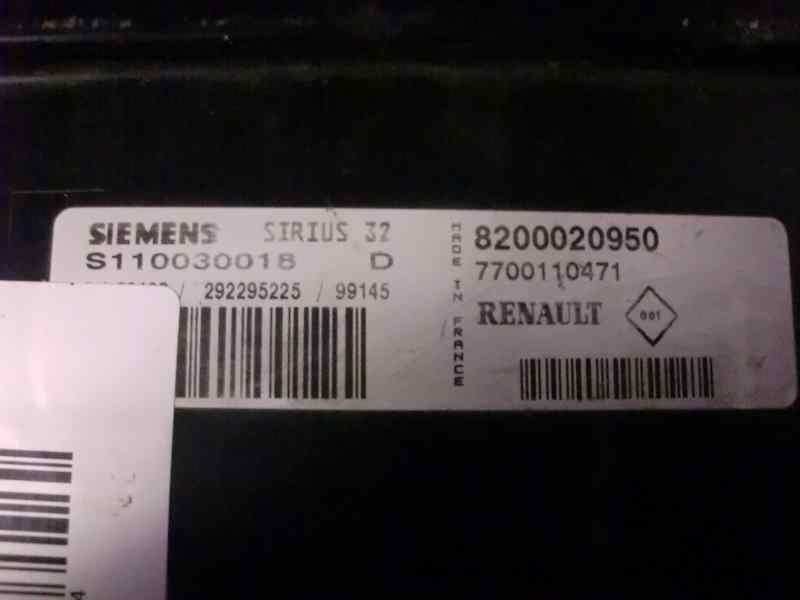 Recambio de centralita motor uce para renault megane i berlina hatchback (ba0) 1.4 referencia OEM IAM S110030018 270 21998