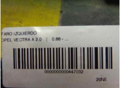 Recambio de faro izquierdo para opel vectra a gls referencia OEM IAM    2