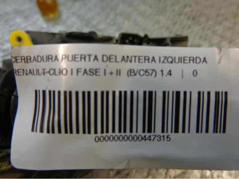 Recambio de cerradura puerta delantera izquierda para renault clio i fase i+ii (b/c57) 1.4 referencia OEM IAM   