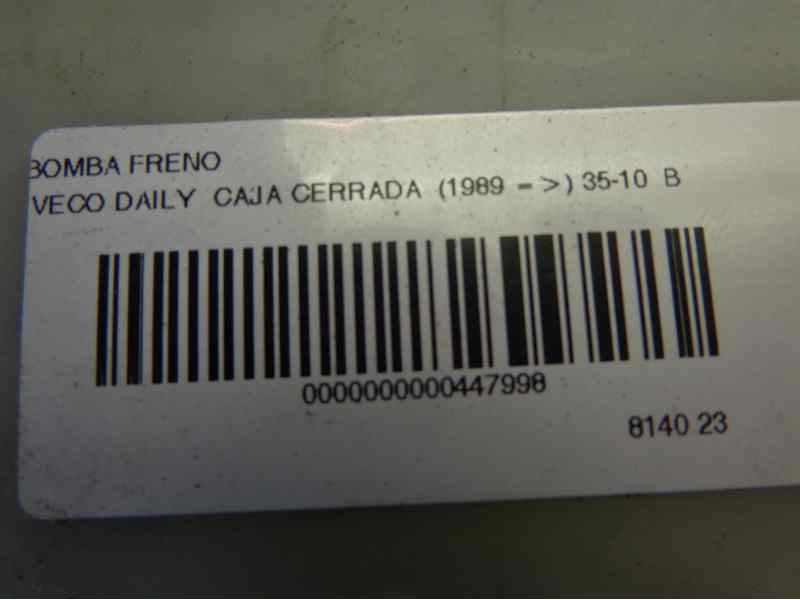 Recambio de bomba freno para iveco daily caja cerrada (1989 =>) 35-10 basic, caja cerrada, techo elevado referencia OEM IAM   