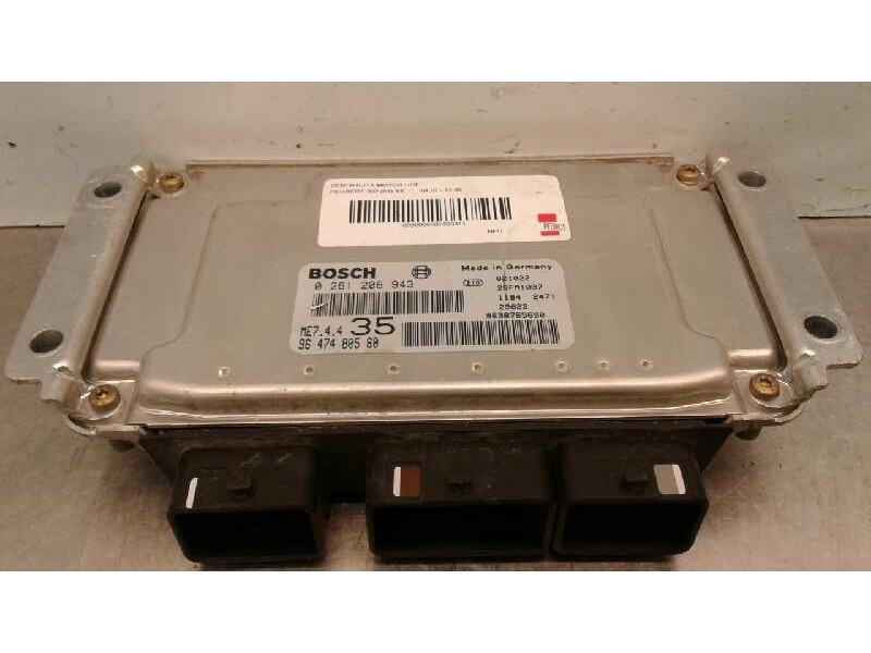 Recambio de centralita motor uce para peugeot 307 (s1) xs referencia OEM IAM 0261206943 9647480580 