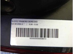 Recambio de piloto trasero derecho para kia shuma ii 1.6 ls berlina portón referencia OEM IAM    2