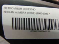 Recambio de retrovisor derecho para nissan almera (n16/e) referencia OEM IAM    2