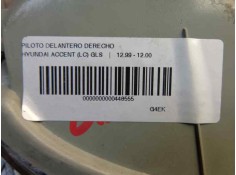 Recambio de piloto delantero derecho para hyundai accent (lc) gls referencia OEM IAM    2