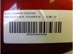 Recambio de piloto trasero derecho para ford fiesta berl./courier si referencia OEM IAM    2