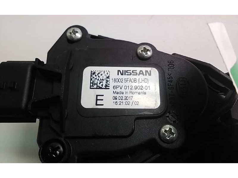 Recambio de pedal acelerador para nissan micra v (k14) acenta referencia OEM IAM 180025FA0B  