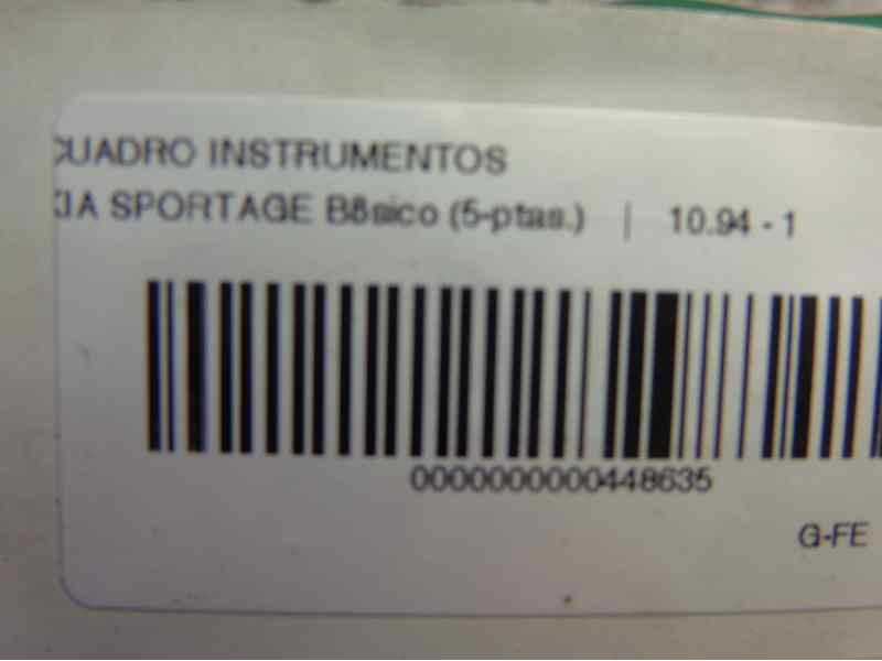 Recambio de cuadro instrumentos para kia sportage 2.0 cat referencia OEM IAM   