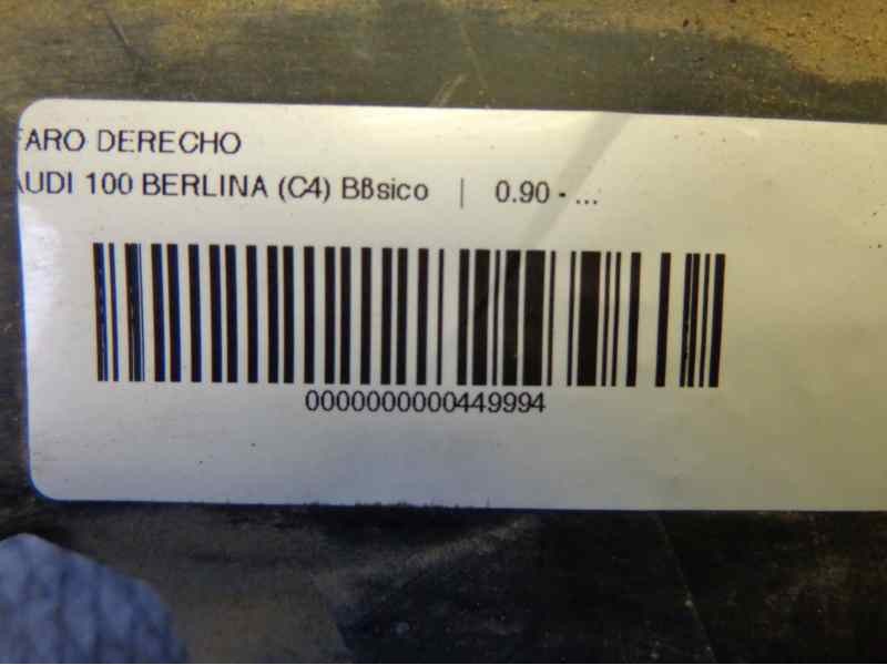 Recambio de faro derecho para audi 100 berlina (c4) básico referencia OEM IAM 4A0941030  