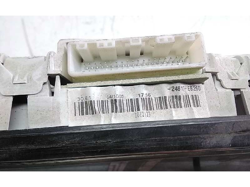 Recambio de cuadro instrumentos para nissan navara pick-up (d40m) double cab le 4x4 referencia OEM IAM 24810EB260  