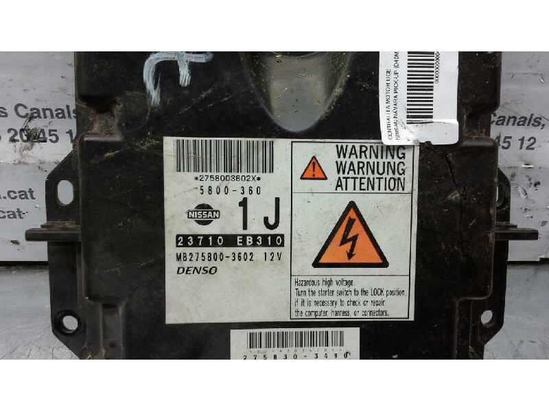 Recambio de centralita motor uce para nissan navara pick-up (d40m) double cab le 4x4 referencia OEM IAM 23710EB310 361 MB275800-