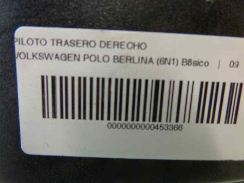 Recambio de piloto trasero derecho para volkswagen polo berlina (6n1) 1.9 diesel referencia OEM IAM   