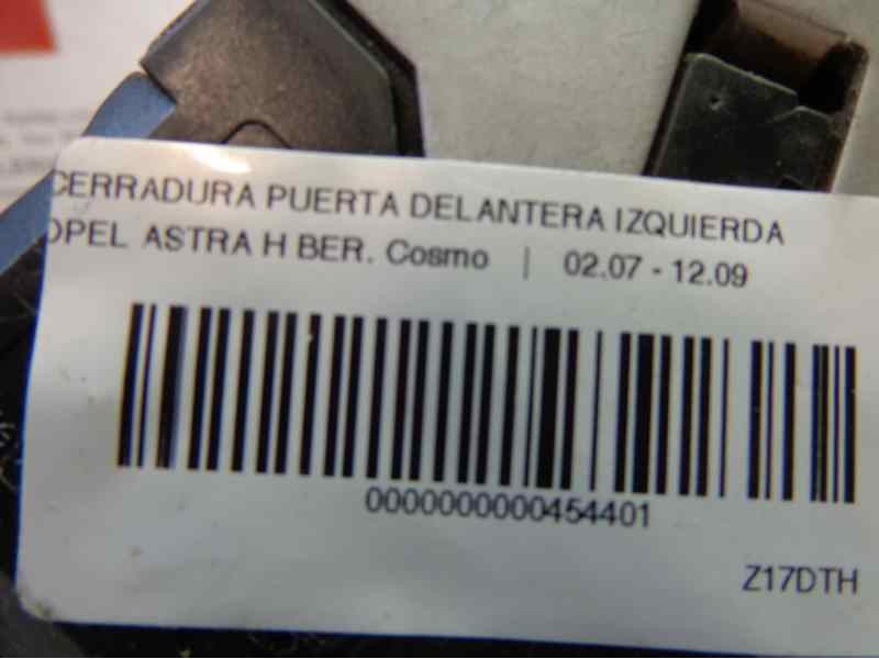 Recambio de cerradura puerta delantera izquierda para opel astra h ber. cosmo referencia OEM IAM   
