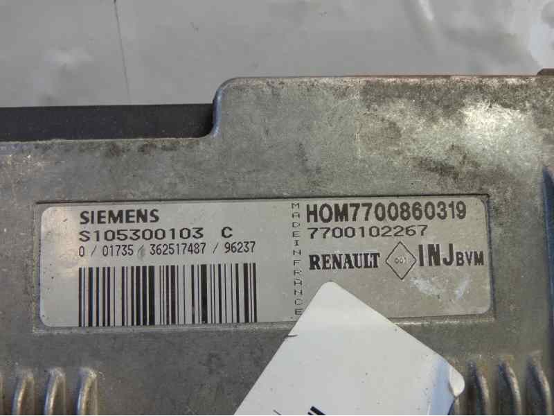 Recambio de centralita motor uce para renault megane i classic (la0) 1.6e alize referencia OEM IAM S105300103 223 SIEMENS
