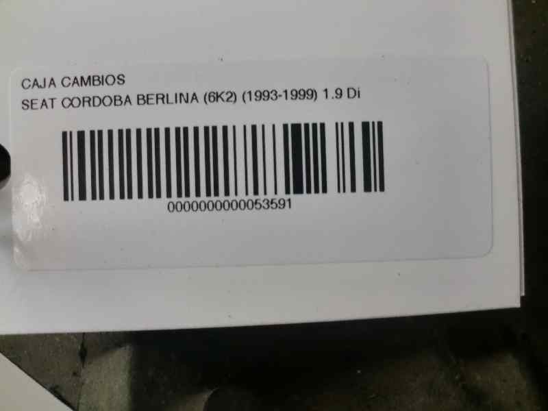Recambio de caja cambios para seat cordoba berlina (6k2) 1.9 diesel (1y) referencia OEM IAM CHC  24887