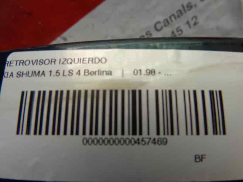 Recambio de retrovisor izquierdo para kia shuma 1.5 ls 4 berlina referencia OEM IAM 0K2AC69180BXX  