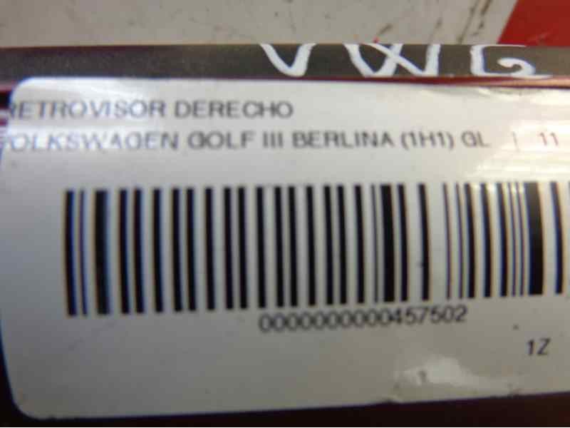 Recambio de retrovisor derecho para volkswagen golf iii berlina (1h1) gl referencia OEM IAM   