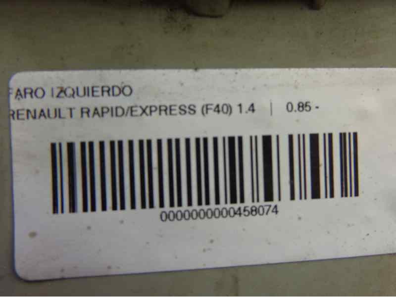 Recambio de faro izquierdo para renault rapid/express (f40) 1.4 referencia OEM IAM   
