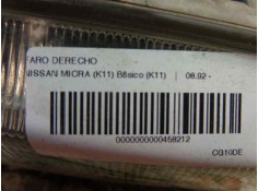 Recambio de faro derecho para nissan micra (k11) básico (k11) referencia OEM IAM    2
