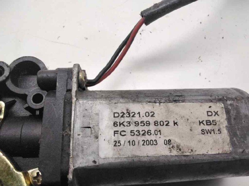 Recambio de motor elevalunas delantero derecho para seat ibiza (6k) referencia OEM IAM 6K3959802K  25153