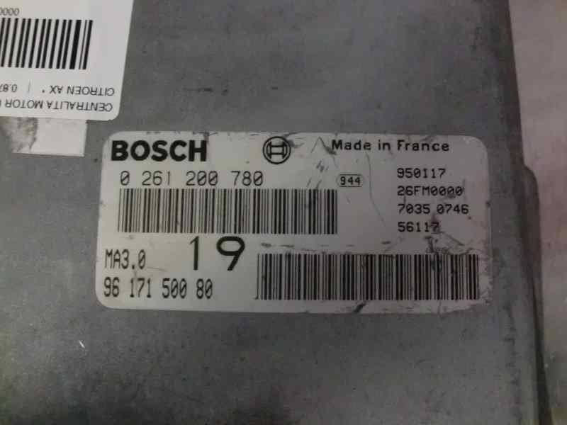 Recambio de centralita motor uce para citroen ax referencia OEM IAM 0261200780 308 2528
