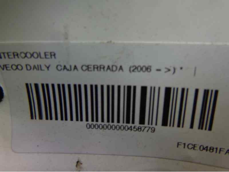 Recambio de intercooler para iveco daily caja cerrada (2006 =>) referencia OEM IAM   