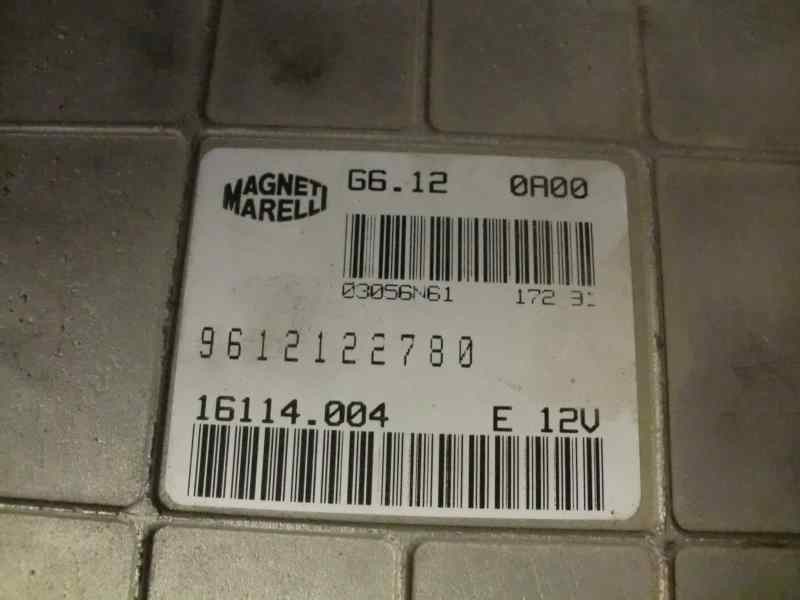 Recambio de centralita motor uce para citroen ax referencia OEM IAM 9612122780 MAGNETI MARELLI 2528