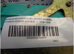 Recambio de cerradura puerta delantera izquierda para hyundai accent (lc) gls referencia OEM IAM    2