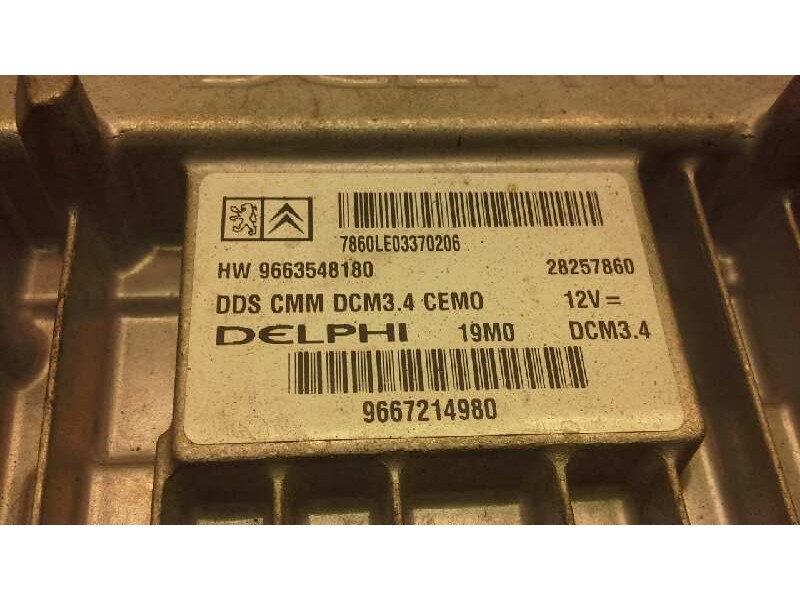 Recambio de centralita motor uce para citroen c5 station wagon sport referencia OEM IAM 9663548180 344 
