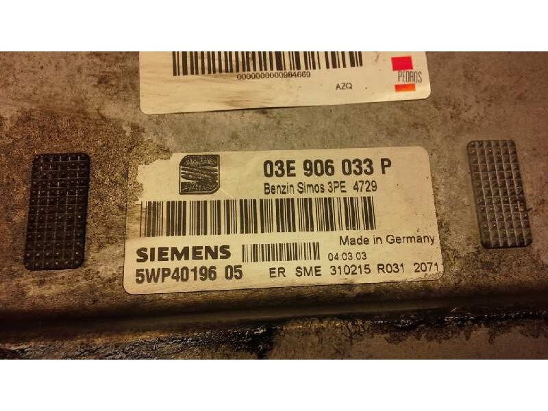 Recambio de centralita motor uce para seat ibiza (6l1) stella referencia OEM IAM  177 