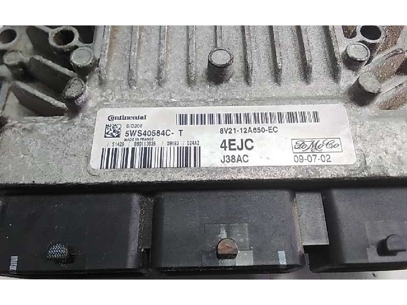 Recambio de centralita motor uce para ford fiesta (cb1) ambiente referencia OEM IAM 8V2112A650EC 5WS40584C 