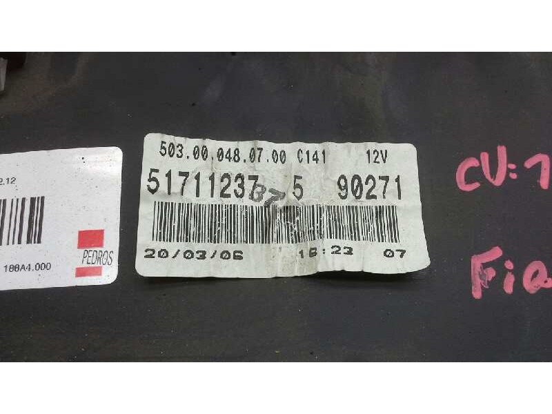 Recambio de cuadro instrumentos para fiat panda (169) básico 4x4 referencia OEM IAM 51711237  