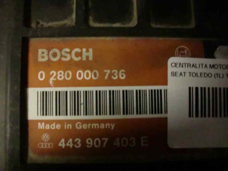 Recambio de centralita motor uce para seat toledo (1l) 1.8 cat (rp) referencia OEM IAM 0280000736 BOSCH 26293