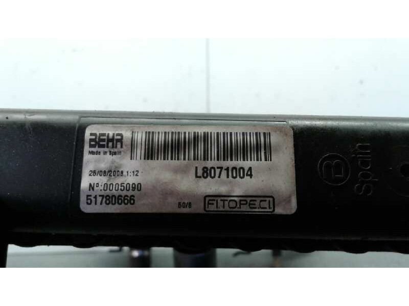 Recambio de radiador agua para peugeot bipper tepee basis referencia OEM IAM   