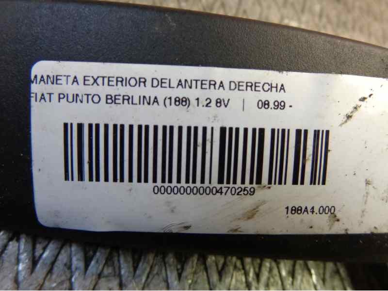 Recambio de maneta exterior delantera derecha para fiat punto berlina (188) 1.2 8v referencia OEM IAM 0735276364  