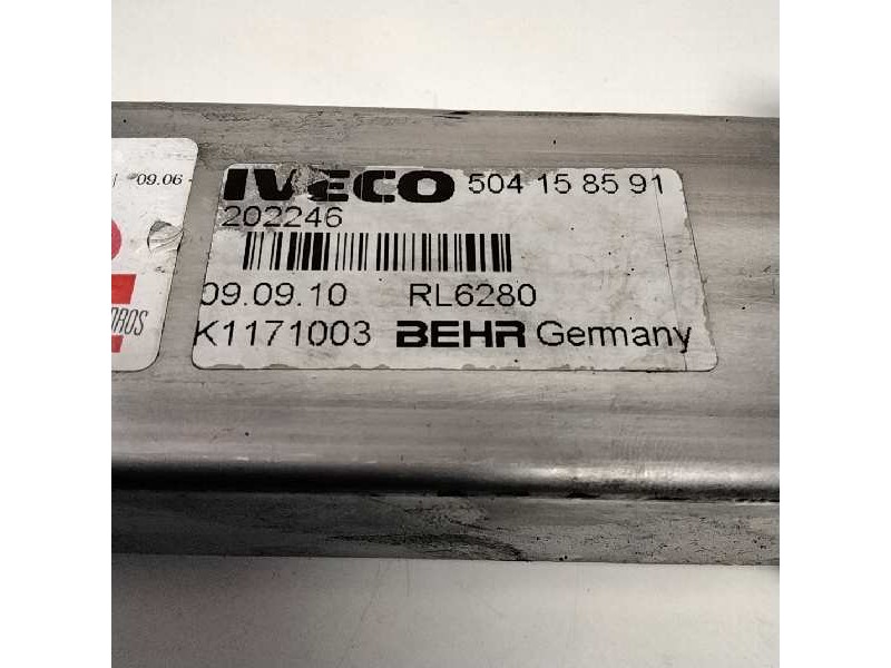 Recambio de enfriador de gases para fiat ducato combi 30 (09.2006 =>) l1h1 120 multijet referencia OEM IAM 504158591  