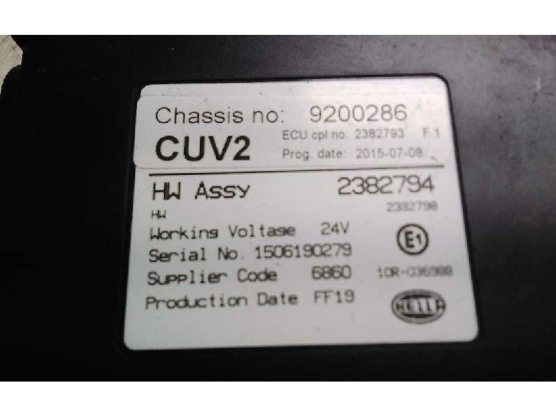 Recambio de modulo euro seis para scania serie p/g/r (l-clase) 12.7 diesel referencia OEM IAM 2382794  