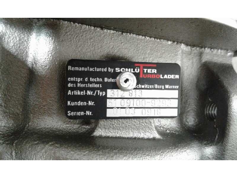 Recambio de turbocompresor para man tgm 18.330 referencia OEM IAM 312813 5109100-9293 MAN