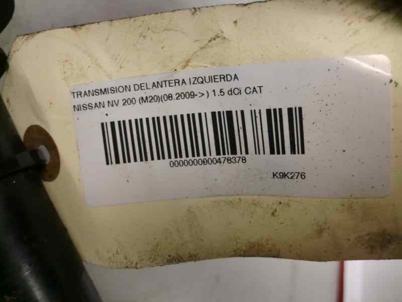 Recambio de transmision delantera izquierda para nissan nv 200 (m20) 1.5 dci cat referencia OEM IAM   