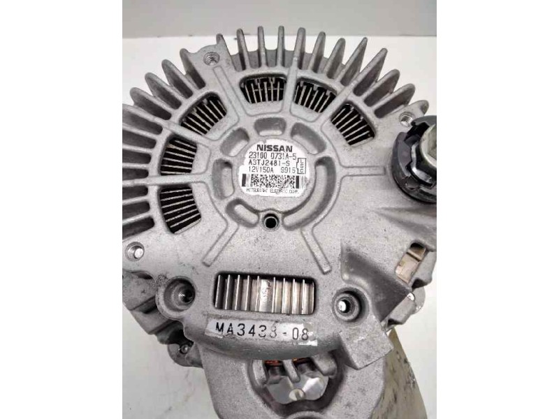 Recambio de alternador para nissan x-trail (t31) 2.0 dci turbodiesel cat referencia OEM IAM 231000731A-5 MITSU A3TJ2481-S 12V 15