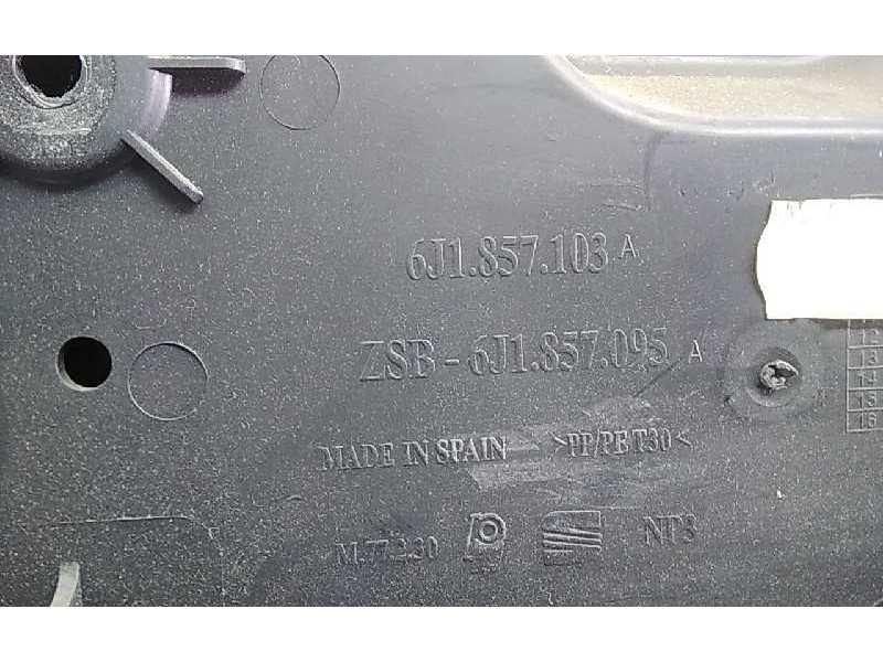 Recambio de guantera para seat ibiza (6j5) 1.6 tdi referencia OEM IAM 6J1857103A  