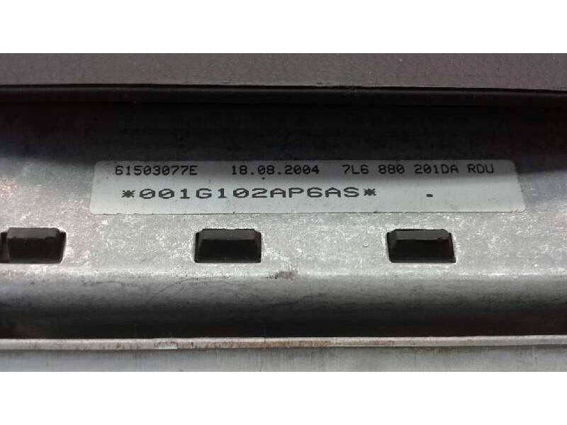 Recambio de airbag delantero izquierdo para volkswagen touareg (7la) tdi r5 referencia OEM IAM 7L6880201DA  