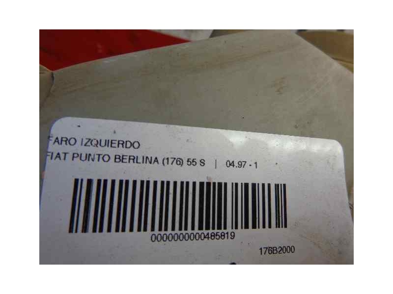 Recambio de faro izquierdo para fiat punto berlina (176) 55 s referencia OEM IAM 0046481414  