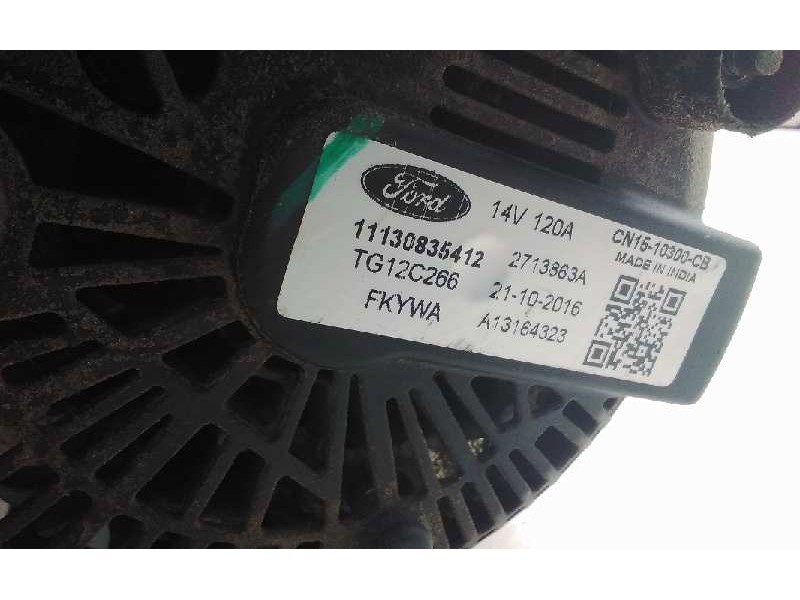 Recambio de alternador para ford ka+ essential referencia OEM IAM 11130835412  