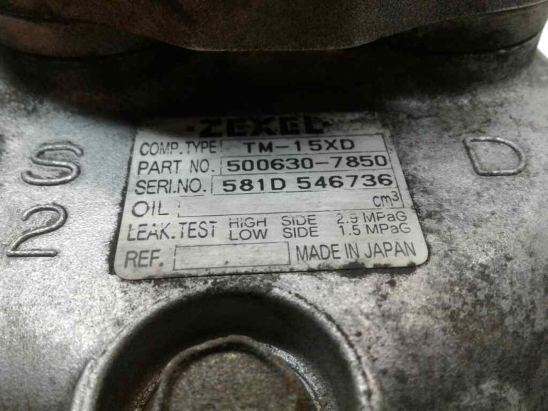 Recambio de compresor aire acondicionado para mercedes sprinter 02.00  caja cerrada 313 cdi (903.661-662) referencia OEM IAM 500