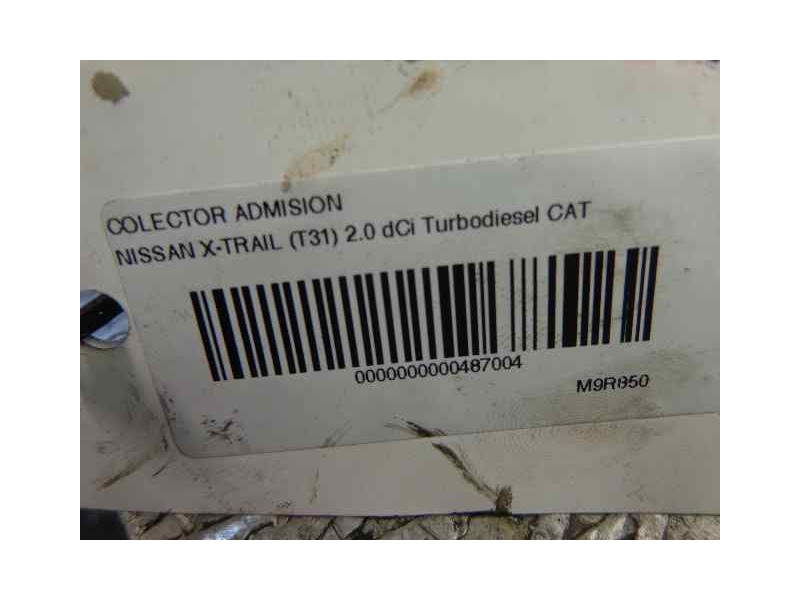 Recambio de colector admision para nissan x-trail (t31) 2.0 dci turbodiesel cat referencia OEM IAM   