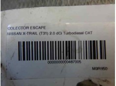 Recambio de colector escape para nissan x-trail (t31) 2.0 dci turbodiesel cat referencia OEM IAM    2