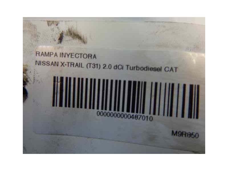 Recambio de rampa inyectora para nissan x-trail (t31) 2.0 dci turbodiesel cat referencia OEM IAM   