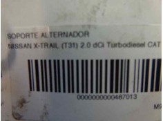Recambio de soporte alternador para nissan x-trail (t31) 2.0 dci turbodiesel cat referencia OEM IAM    2